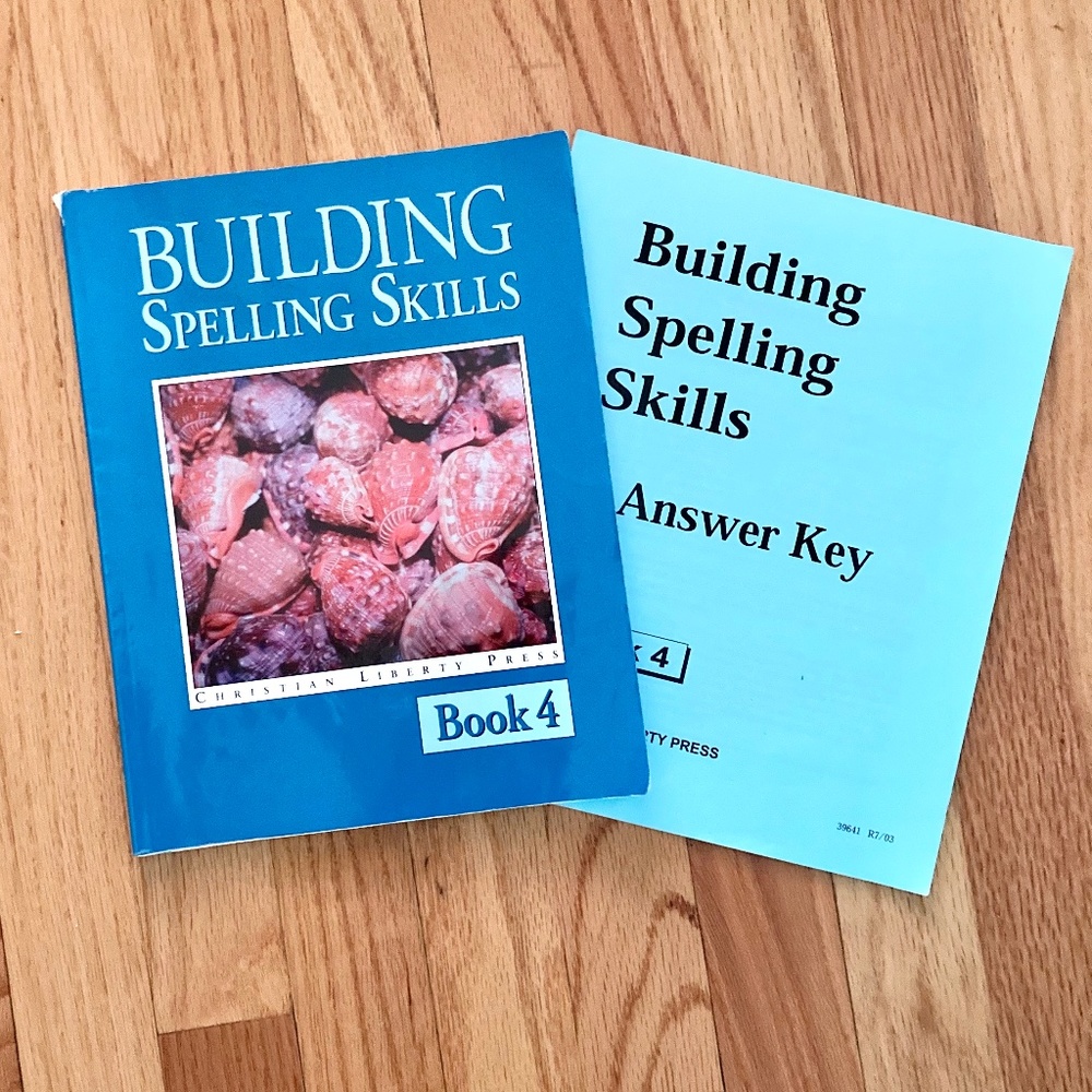 Christian Liberty Press Building Spelling Skills book 4 with answer key